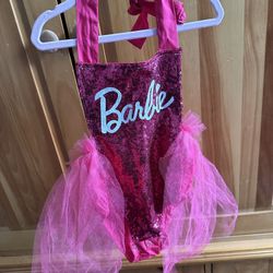 RARE Barbie Romper sequin tutu dress for  baby girl