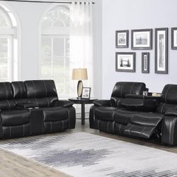 New Recliner Sofa And Loveseat Both