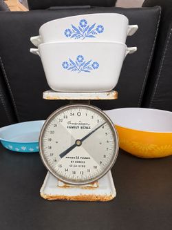 $25 Blue Cornflower pair includes:
1-quart casserole and 
1¾-quart casserole
No lids