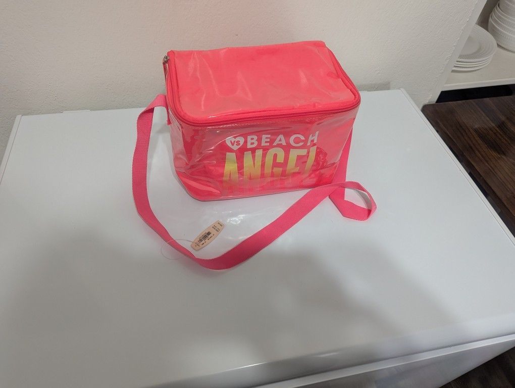 Lunchbox, Neon Pink, Foil Lined, VS Beach Angel