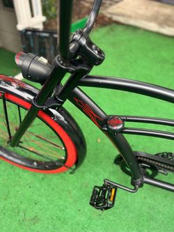 Blackout stretched Custom Cruiser Bike