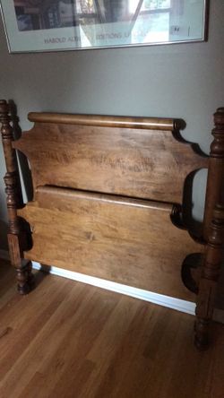 Antique Scroll Bed Frame