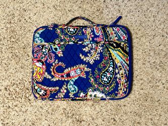 Retired Vera Bradley Romantic Paisley Patterned Laptop Organizer
