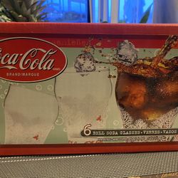 Vintage* Coca-Cola  Bell Soda Glasses 