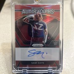 Sami Zayn Autographed 45/99