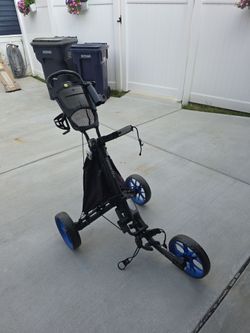 Walk behind golf cart