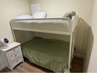 White BUNK BED