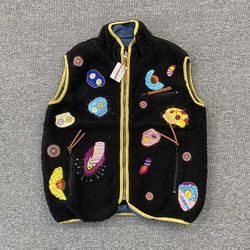 Kapital Kountry Colorful Embroidered Pattern Vest 