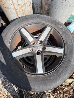 5-Spoke Alloy dodge Wheel with Tire  215/65r 17