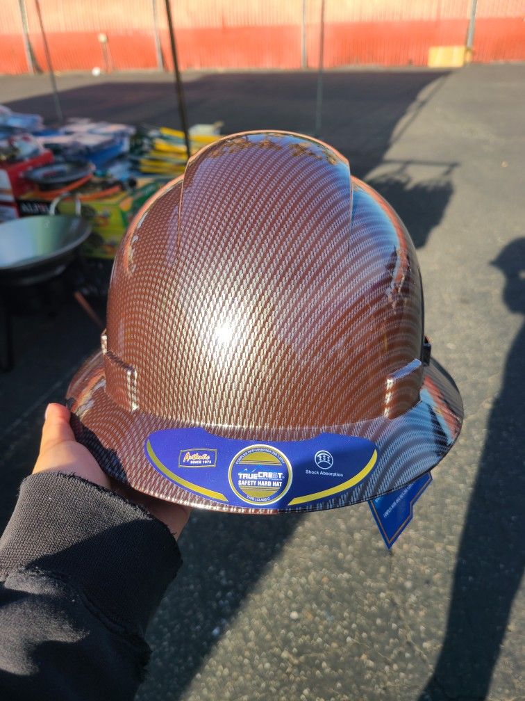 Brown Fiberglass Hard Hat