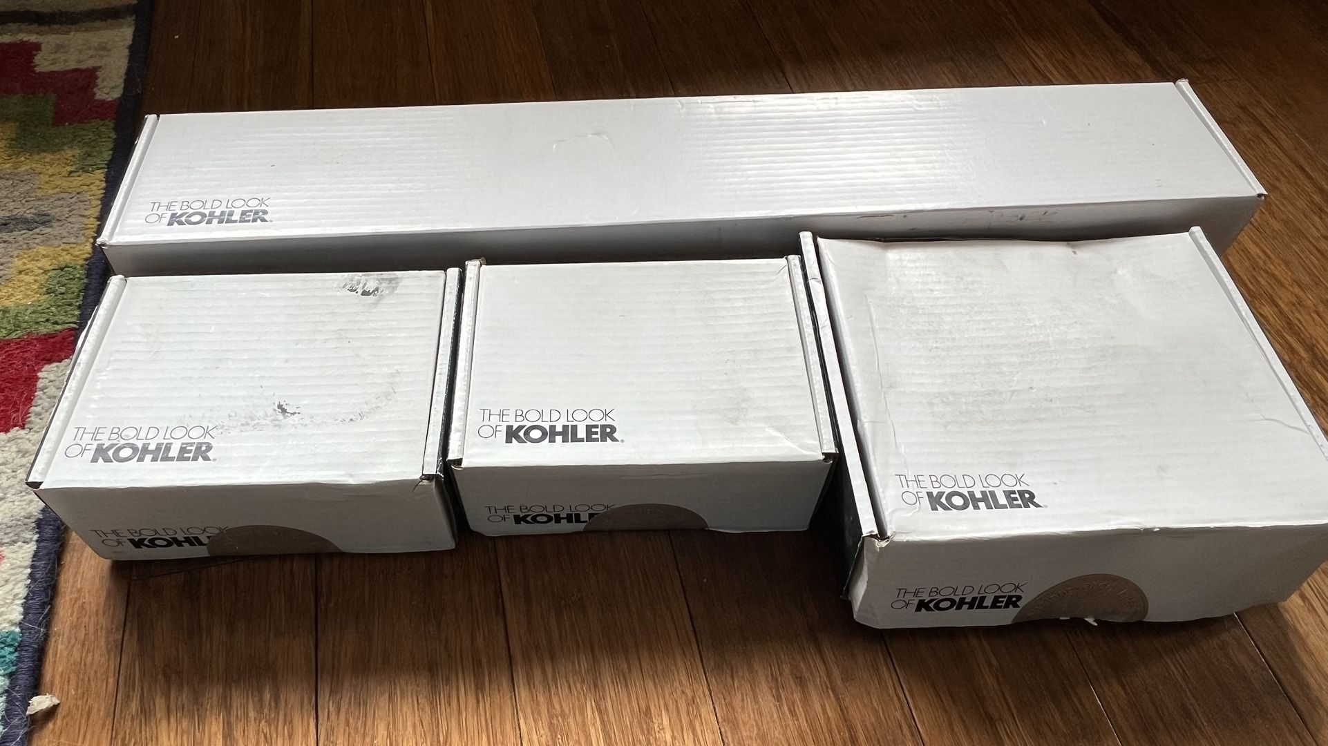 4 Piece Kohler POLISHED CHROME Bathroom Fixtures