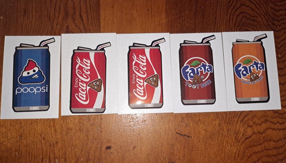Junk Food Doody Stickers