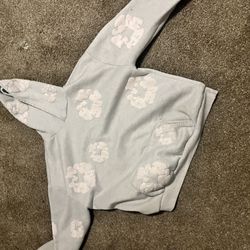 Grey/white Denim Tears Hoodie 