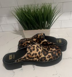 GCDS x Clarks Leopard Print Mule Clogs – Men’s Size 10