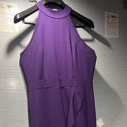Long Evening Dress- Purple