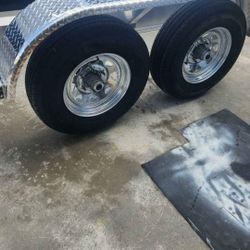 New  2025 26 to 28ft 10400lb two axle Aluminum Boat trailer