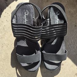 Black SANDALS SKETCHERS 