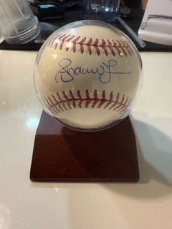 Andruw Jones Signed Baseball HOF