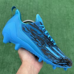 ADIDAS ADIZERO 12.0 “CYAN” FOOTBALL CLEATS (Size 10.5, Men’s)