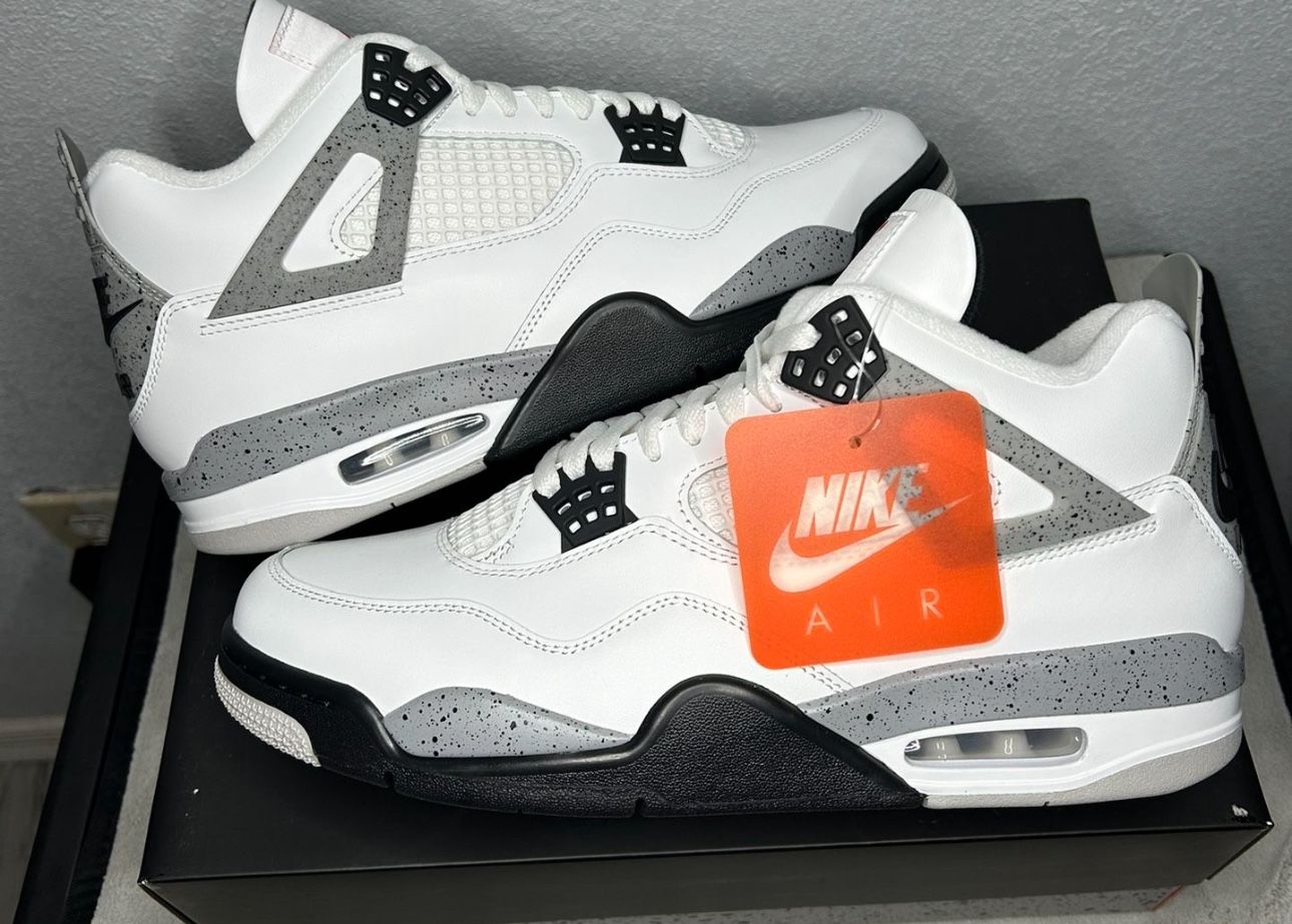 Jordan 4 White Cement