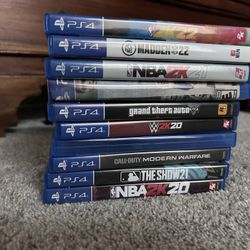 Ps4 game discs 10 dollars per game disc