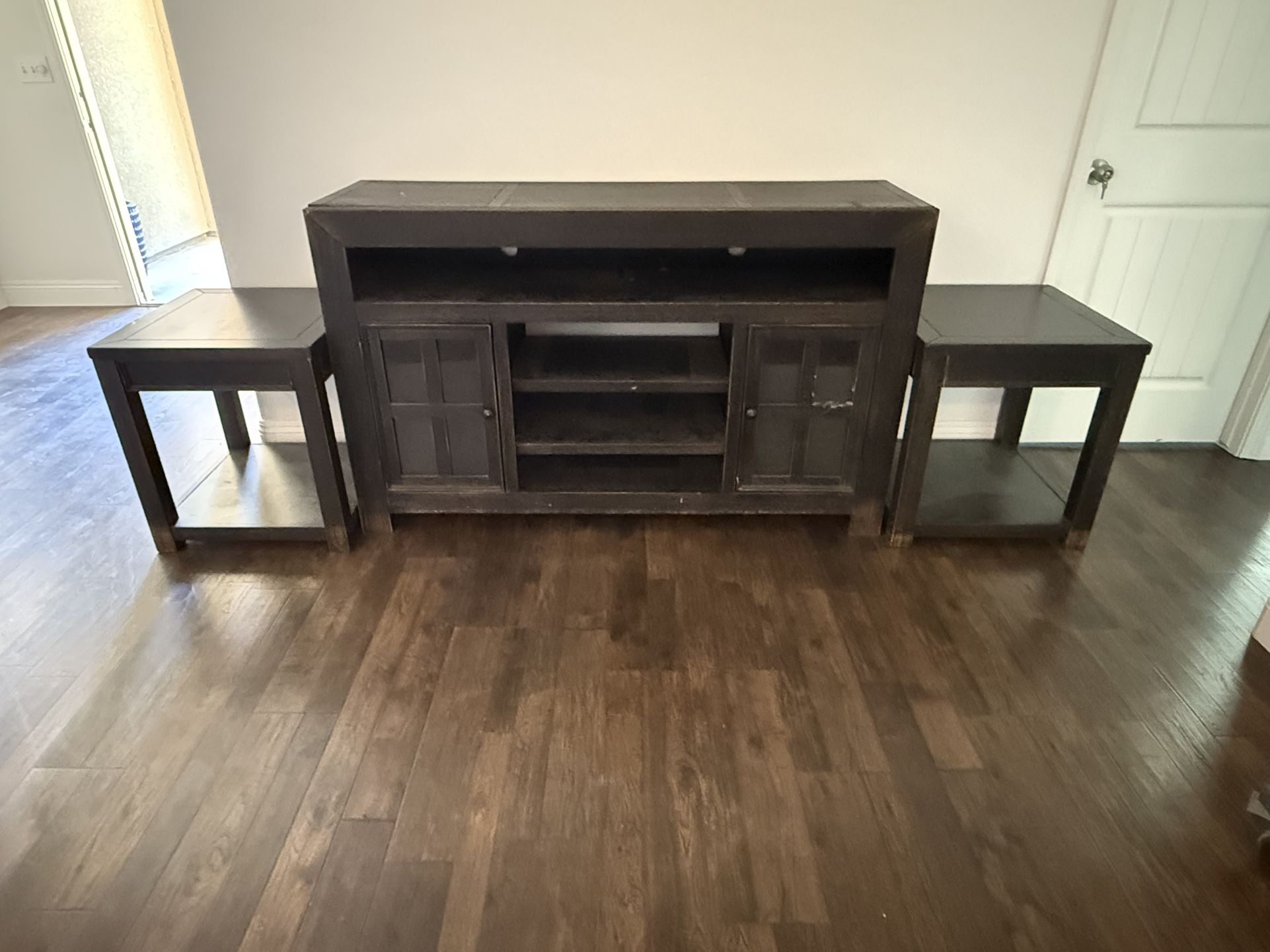 Tv Stand With Matching End Tables