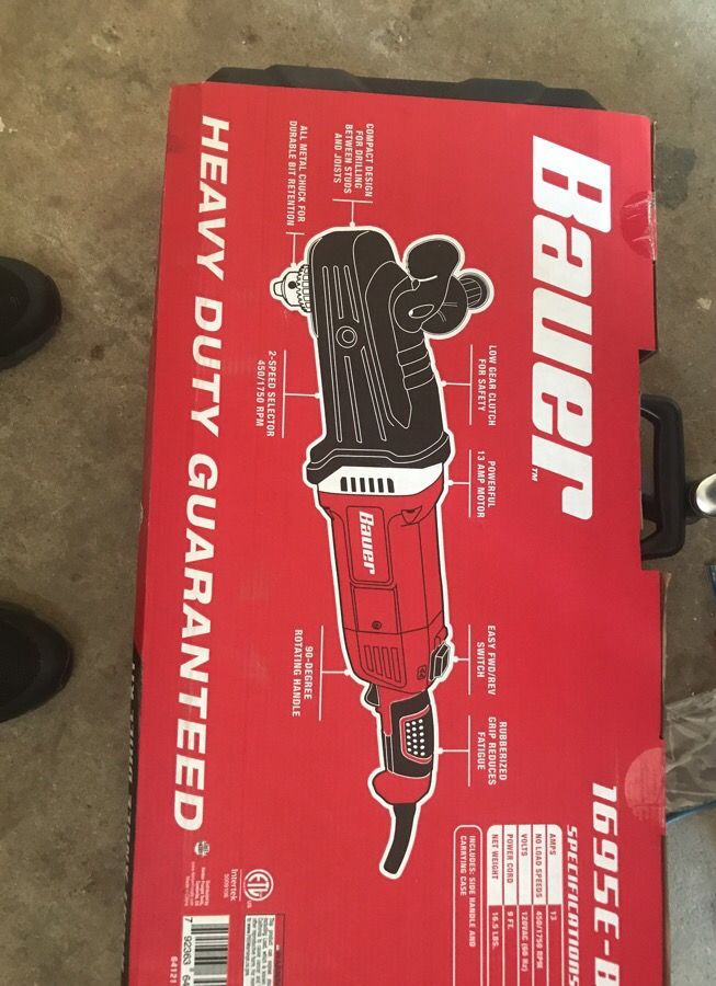 Right Angle Drill Kit 13 Amp 2-speed 125$