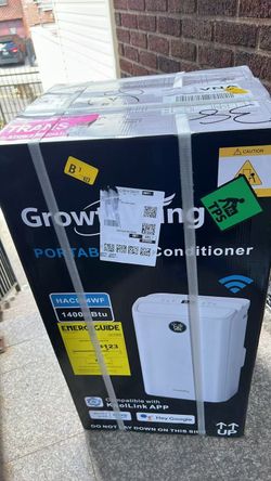 New in box 14,000 BTU Portable Air Conditioner – Smart WiFi, Voice Control, 3-in-1, Perfect for Bedrooms & Offices Up to 300 Sq.Ft. Whisper-Quiet, Aut