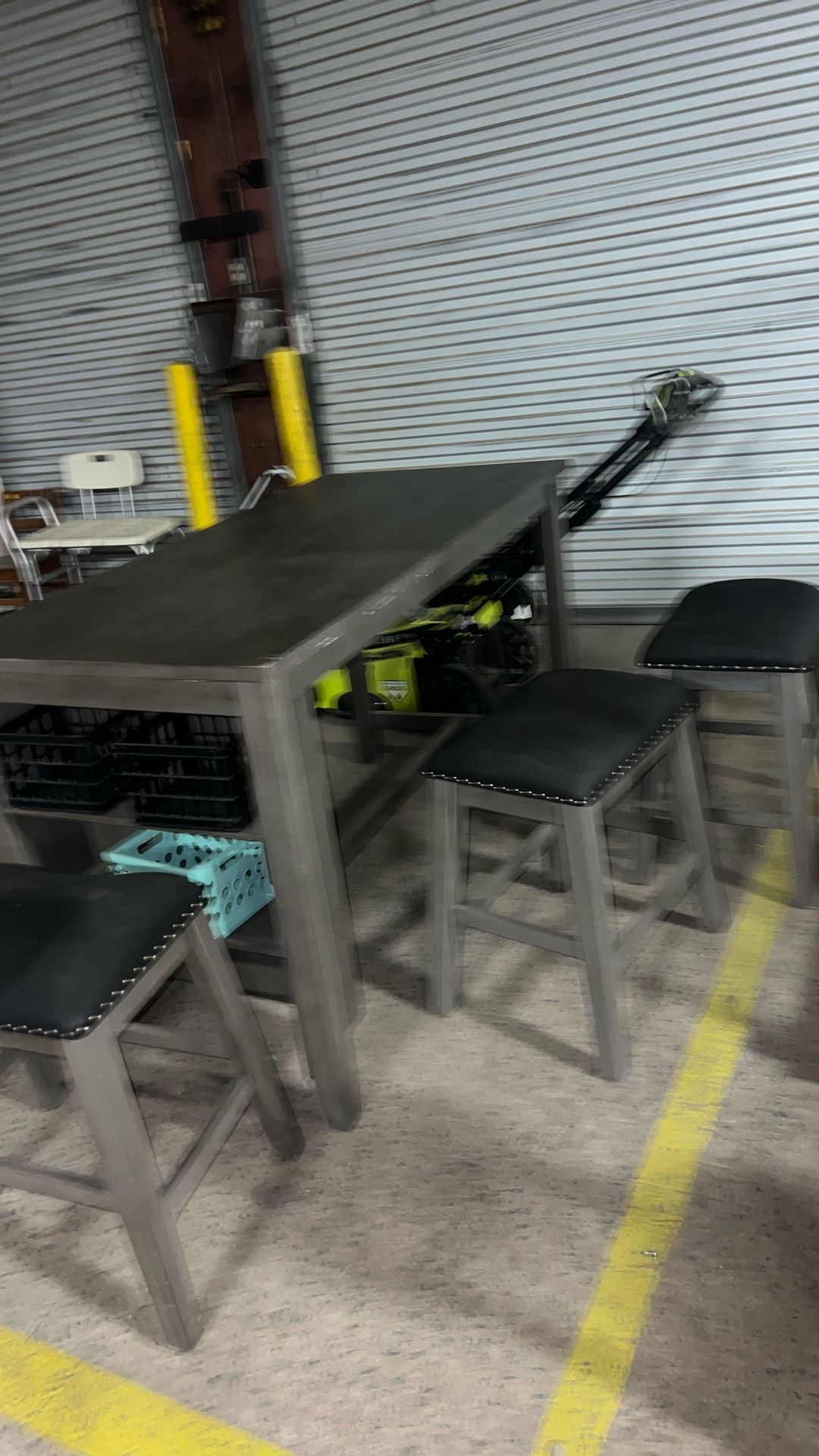 Table And Stools Included