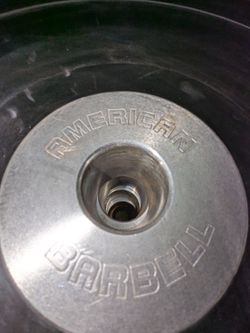Pair 55lbs American barbell number plates & Pair 20kg ivanko bumper plates