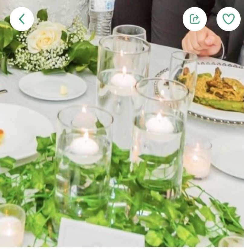 3 Tier Pillar Candle Holder Set Wedding Centerpieces