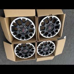 4 — 17x7.5 6x5.5 6x139.7 Stock Tacoma Tundra 4Runner Wheels Rims !