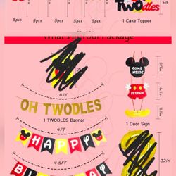 Mickey Mouse TWOdles Decor 