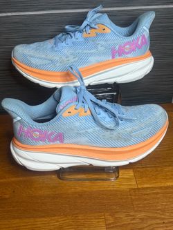 Hoka Running Sneakers Blue Orange SIZE 8B