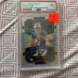 2017 JOSH ALLEN '18 NFL DRFT.XRC PRZM.RDM.