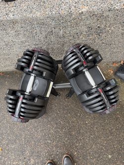 Bowflex Dumbbells with Bowflex Stand