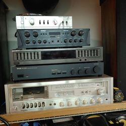 Everything Is For Sale. Audio Receivers Working And Non Working 