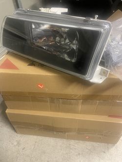 Headlight lamp Black Housing Corner Light Assembly, For Toyota Corolla 1(contact info removed)