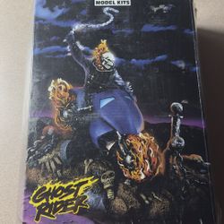 1996 Collectible Marvel, Comics, Ghost Rider Glue Model Kit, Toy Biz, Level Three