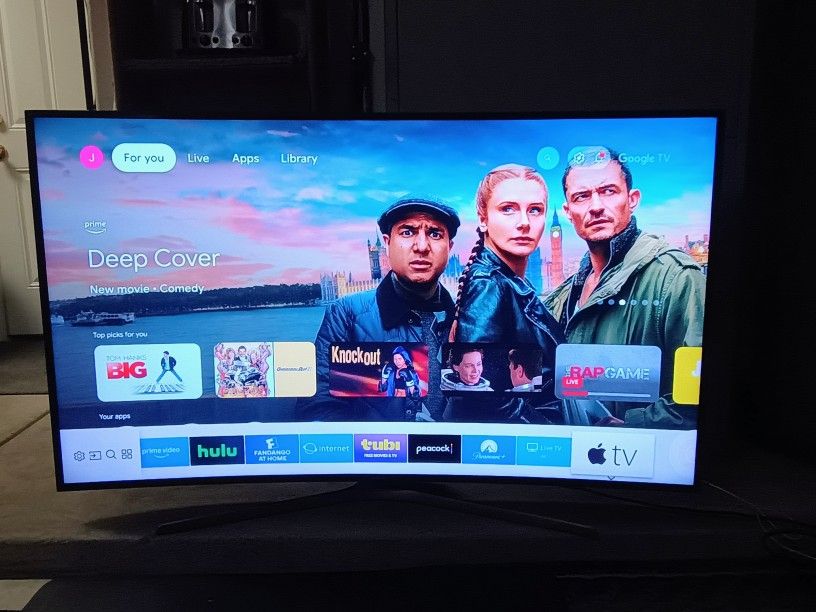 65 Inch Samsung Curved 4K Smart TV