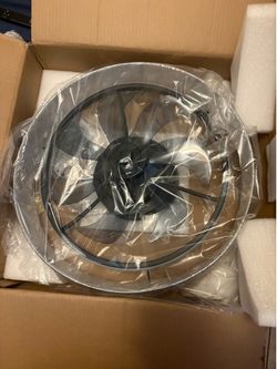 Fandelier- led ceiling fan with remote