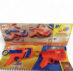 NERF N Series Duo Pack 2 Blasters & 12 N1 Darts New In Box