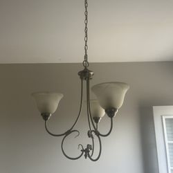 Two Dining Room Chandeliers 