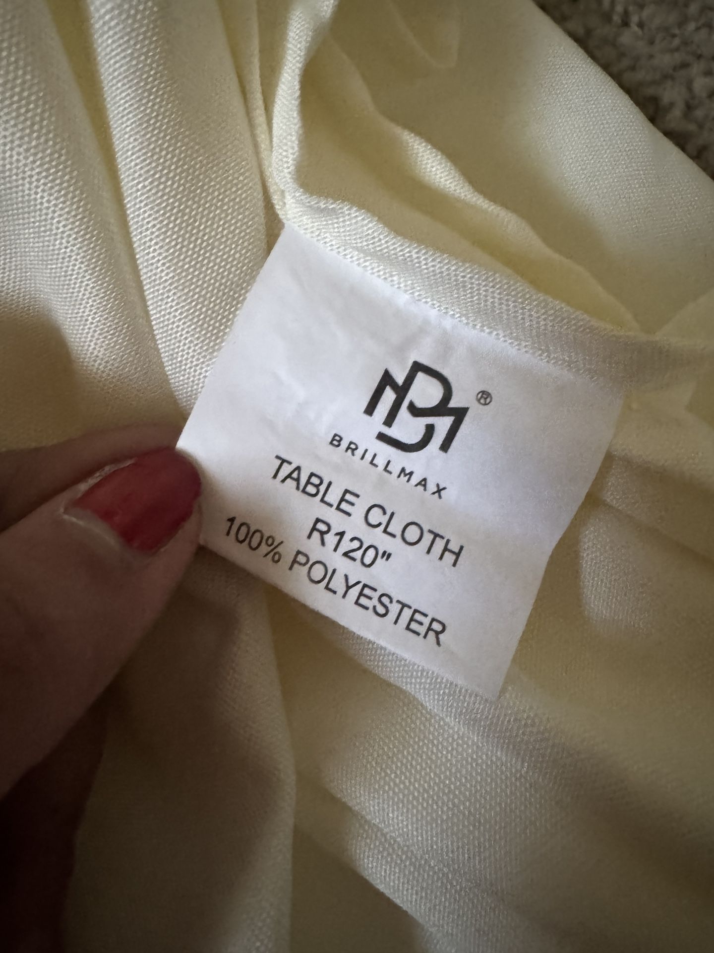 120” Round Tablecloths