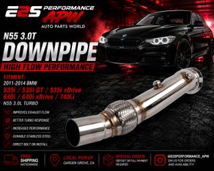 2011-2014 BMW 535i / 535i GT / 535i xDrive / 640i / 640i xDrive / 740Li N55 3.0T 3.5" Performance Catless Downpipe