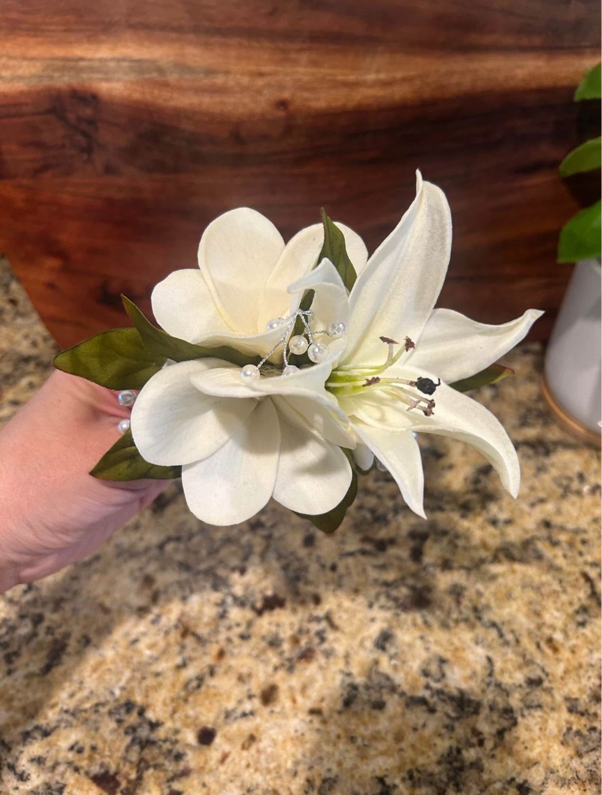 Tropical Wedding Hair Comb