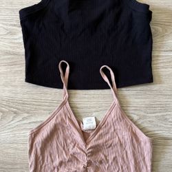 Juniors Crop Tops Large 