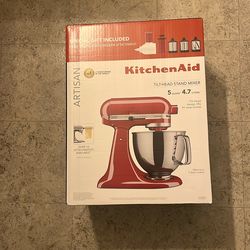Kitchenaid Artisan Tilt Head Stand Mixer With Special Gift Included
