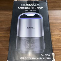 New UV Mosquito Trap DUNAGA T360 Pro, Quiet Indoor Insect Catcher, Easy Clean