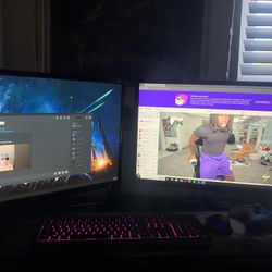 Two LG Monitors 25inch